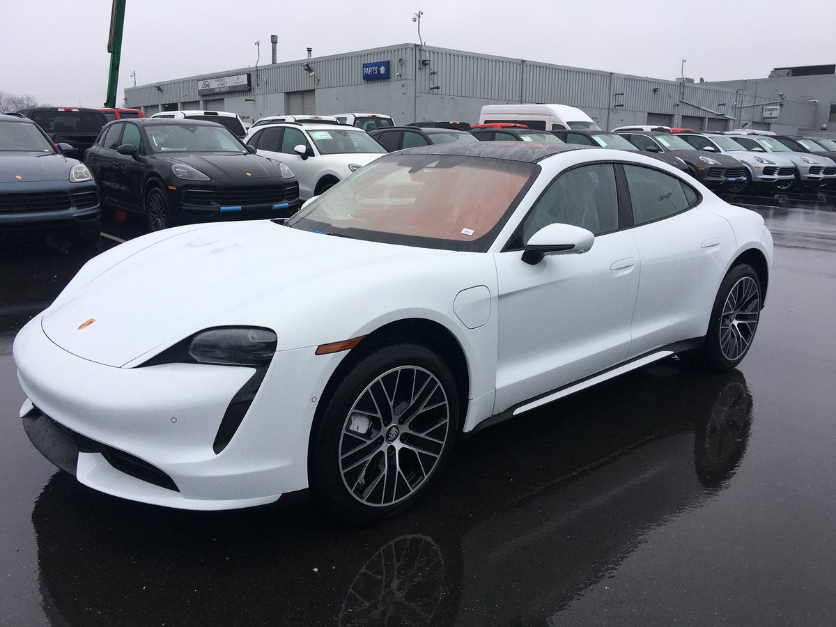 Our first Taycan has arrived @HoffmanPorsche. Mission E accomplished @HoffmanAutoGrp!! #taycan #soulelectrified #drivenbytrust #drivenbyinnovation