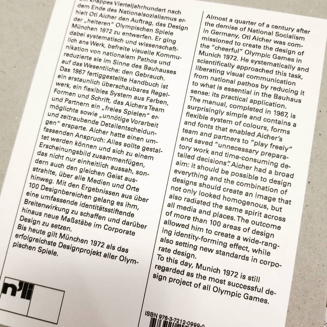 jessicatenuta's tweet image. So cool. I backed a project on @kickstarter to create a reproduction of the 1972 Munich Olymics Design manual, and received my copy yesterday. Beautiful. #otlaicher #designmanual #designstandards #bauhaus