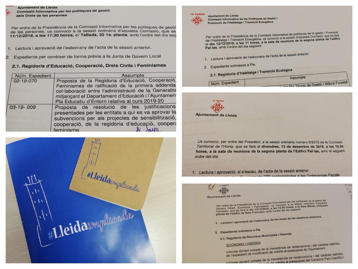 xavipalaulleida's tweet photo. Aquests dies, implicats amb #Lleida, aportant idees i propostes a la Comissió de Drets de les Persones, Transició Energètica, Horta i Economia. #lleidaimplicada https://t.co/GVxjAfsIvF