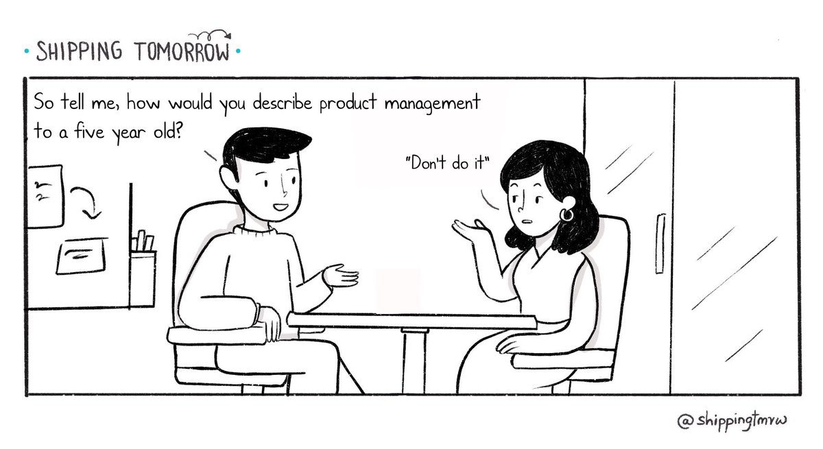 ShippingTmrw's tweet photo. How to interview like a boss, part 3: it's no child's play! 👶
#productmanagement #lifeofaproductmanager #InterviewQuestions https://t.co/ZauvbaMA5T