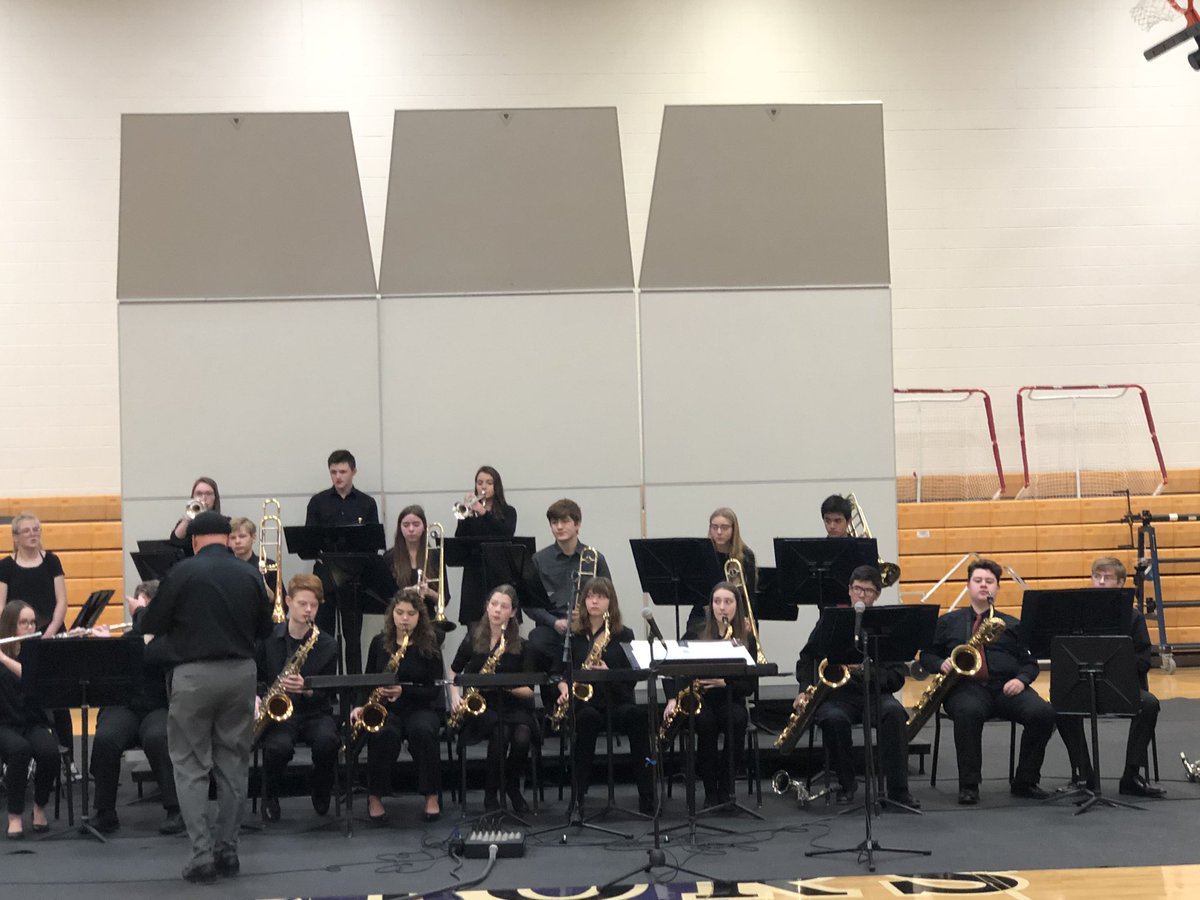 DCG Jazz 2 getting ready to perform at the SCIBA District Jazz Festival! They sounded even better than Tuesday! #dcghs #dcgactivities