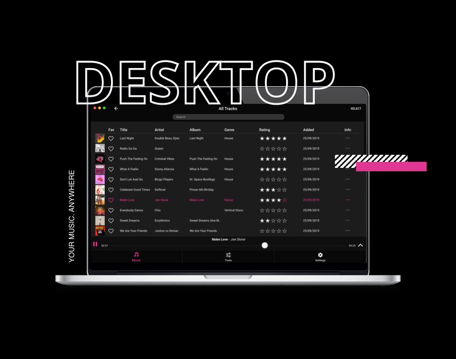 ChoonesApp's tweet image. Manage your sets in Choones and sync everything with your DJ Software 🎧