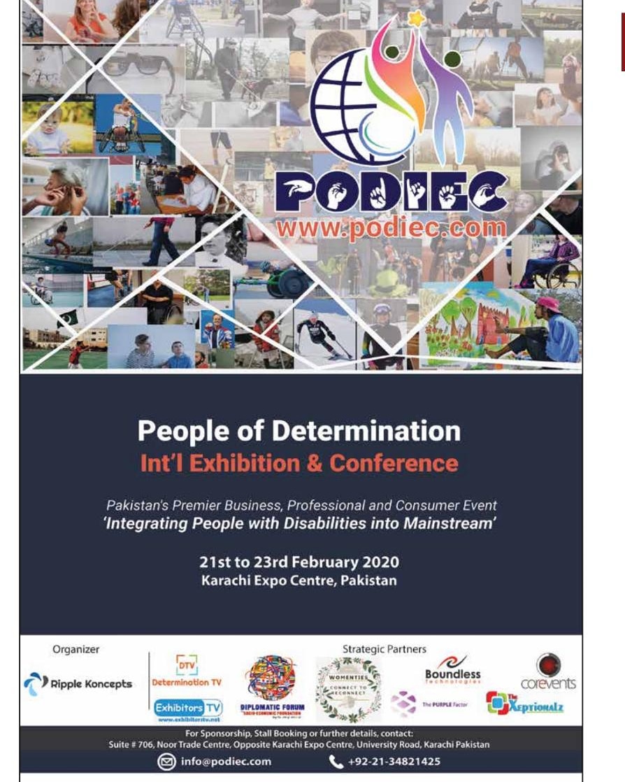 #PODIECPakistan sent best wishes to the people of #Qatar on its National Day.

Thanks to #DiplomaticForum for partnering with #PODIEC2020.

 #determinationtv #peopleofdetermination #iamdetermined #disabilities #thisability #inclusion #differentlyable