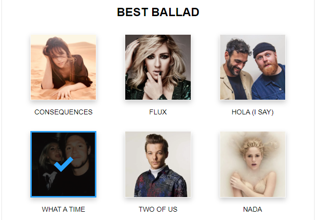 NiallHSPN's tweet photo. 🚨||@NiallOfficial ha sido nominado junto a @juliamichaels en el TOP 50 Music Awards 2019 en estas dos categorías:

-BEST COLLABORATION
-BEST BALLAD

Para votar tienen que ir al siguiente link: https://t.co/0ycpVLTGdO https://t.co/u0KRJEwAzH