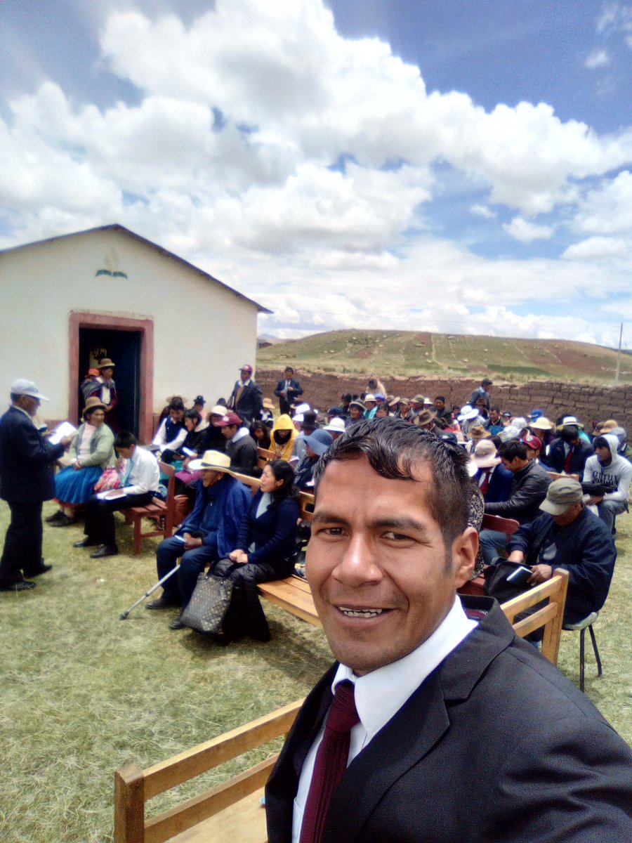 ElkyNorbil's tweet photo. Hoy fue un sábado de aventura. Fui a predicar a la Congregación de Bellavista. Una pequeña iglesia en el campo. Gracias Dios por esta oportunidad. #AEAPuno https://t.co/HzP78xkpPt