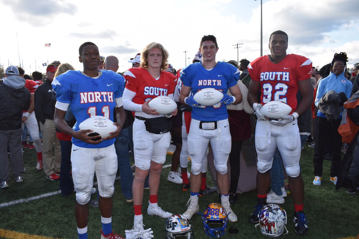 NorthSouthFB's tweet photo. Your MVPs of the 2019 game! https://t.co/PtDOH5c1nO