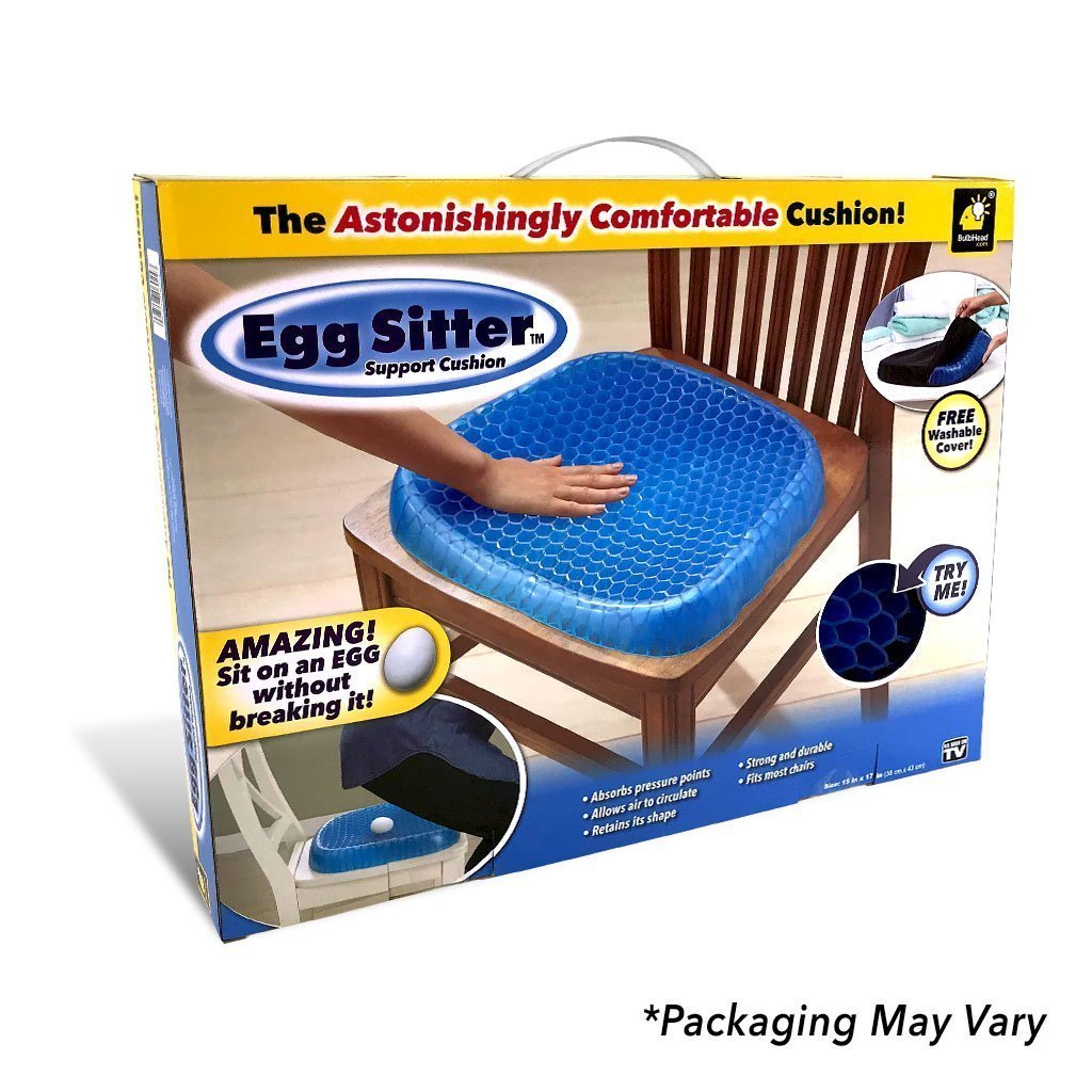 Special flex support cushion supports your backside and spine!  Don't be fooled by other cushions. 🛍️SHOP NOW: bit.ly/36AjbqL 🛍️
#EggSitter #Cushion #BulbHead #Gifts #HolidayGifts #GelCushion #XMAS #HappyHolidays #Christmas