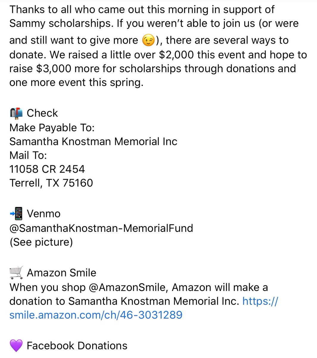SammyKnostmanMemorialFund tweet media