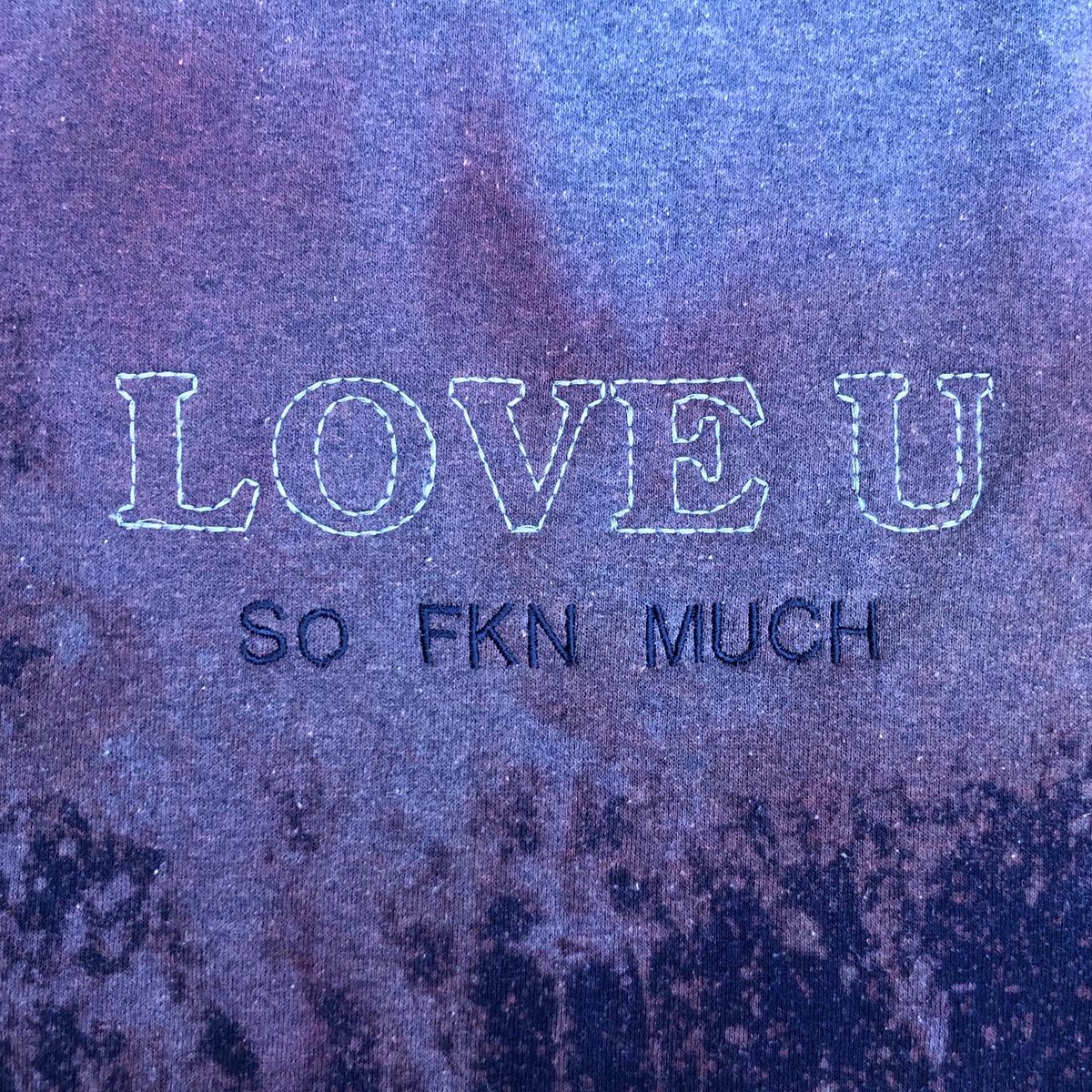 DAVIDdotLYF's tweet photo. UPLYFTED: LOVE U SO FKN MUCH CREWNECK w/ 3M Reflective Thread | Available NOW | https://t.co/miVWdYqe3H -
 #lyfsupply #lyf #crewnecksweatshirt #diyny #loveyourselffirst  #recycledstreetwear #smallbusinesslife #uplyfted #bleached  #madeintroy #3mreflective #asspizza #repurposed https://t.co/1DMsTRwpgq
