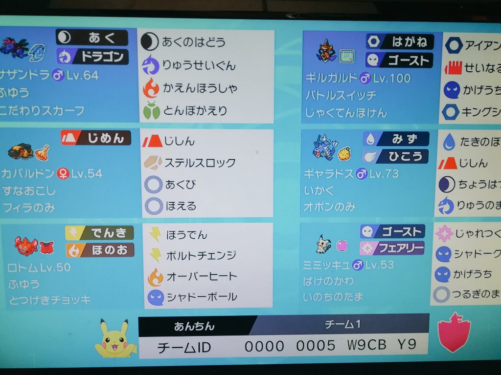 あんちん Pa Twitter みんな大好きサザンガルド構築 よかったら使ってください レンタルパーティ ポケモン剣盾 レンタルチーム