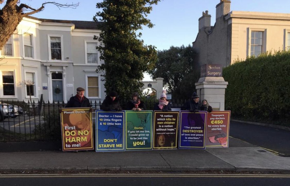 DrCollins10's tweet image. Two great groups prayed in the cold today for those in crisis pregnancies and for an awakening of the soul of GPs doing the killing. #Balbriggan and #Glasthule.