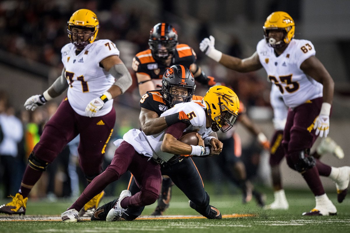 BeaverFootball's tweet photo. 📊 We finished with 86 TFL in 2019 which: 
- Led the @pac12 
- is the most a Beaver team has recorded since 2008

#BuildTheDam https://t.co/4NAyhkHM1k