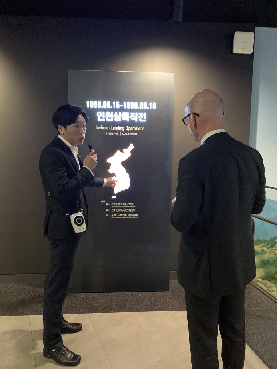 Solberg__'s tweet photo. Thanks for an interesting visit and briefing at the #UN Memorial Hall in Busan! Remembering an important part of history as well as 🇰🇷🇳🇴 relations. Looking forward to displaying the #NORMASH exhibition next year! @UN_Command @Forsvarsdep @Forsvaret_no @ROK_MND @USForcesKorea https://t.co/HJyRhozypY