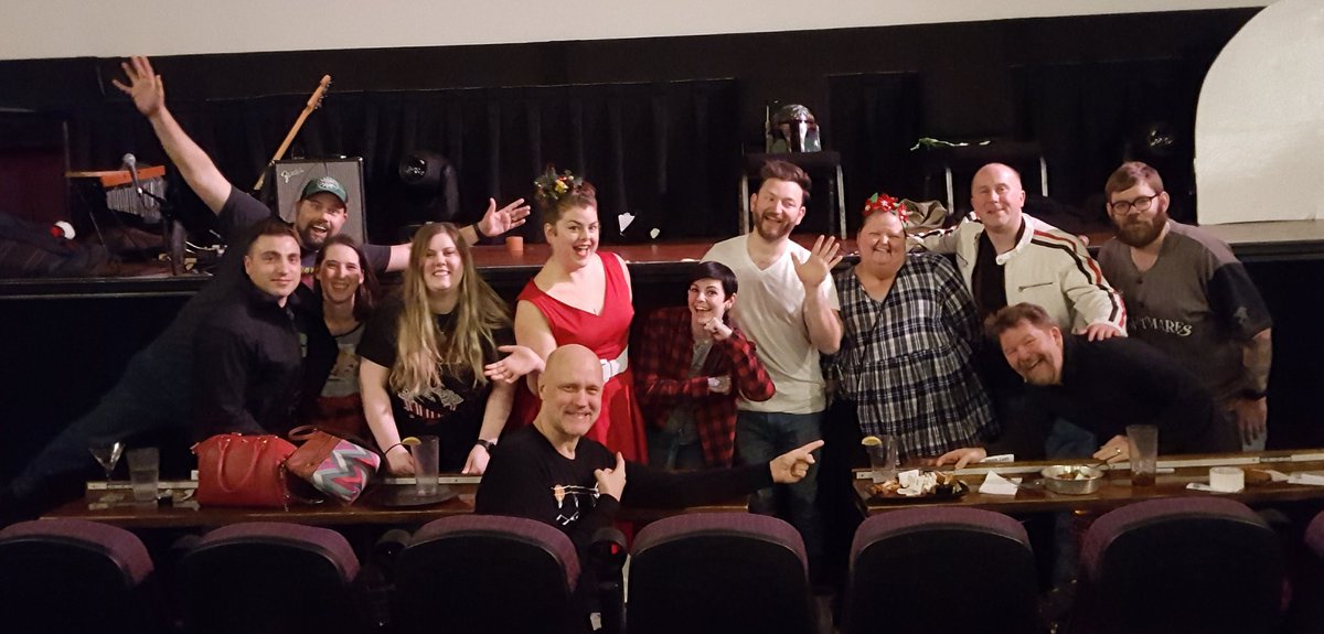 jesswils's tweet photo. We had a wonderful day with a great group of friends that ended with a hilarious @MasterPancake Christmas show! https://t.co/NLQjuF8V3Z