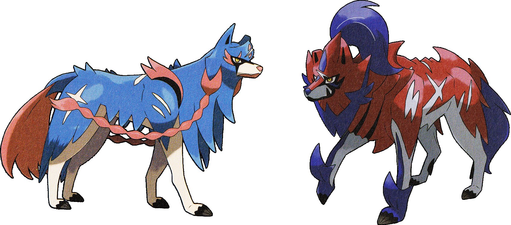 Mixeli on X: Official Artwork of Zacian, Zamazenta and Eternatus