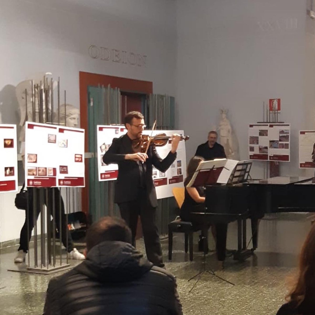 SapienzaRoma's tweet photo. #now: "Musei in musica 2019" alla Sapienza, musica da camera di Musa Classica al Museo dell’Arte classica (ora, Ed. Lettere)
#MUSica19 #MuseiInMusica #museiSapienza #Mac_Sapienza #musicaSapienza #MusaClassica https://t.co/dbn452omzB