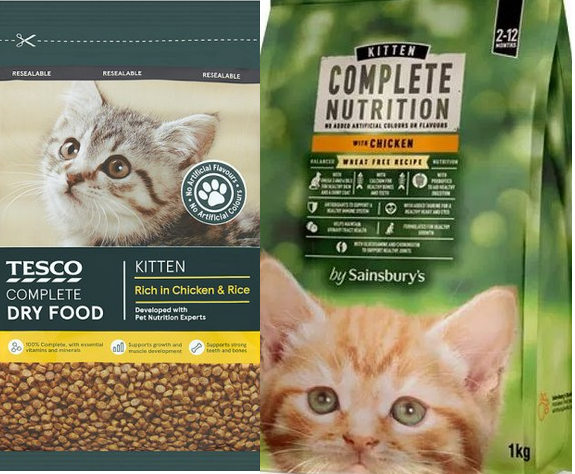 tesco kitten biscuits