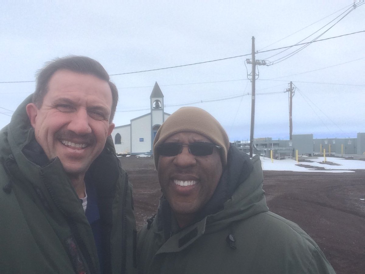 Lt. Col. James Buckman - South Pole tweet media