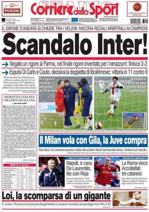 L Unico Che Dovrebbe Vergognarsi E Il Corriere Dello Sport 5 Prime Pagine Indegne Che Giustificano La Reazione Dell Inter Tribuna Com