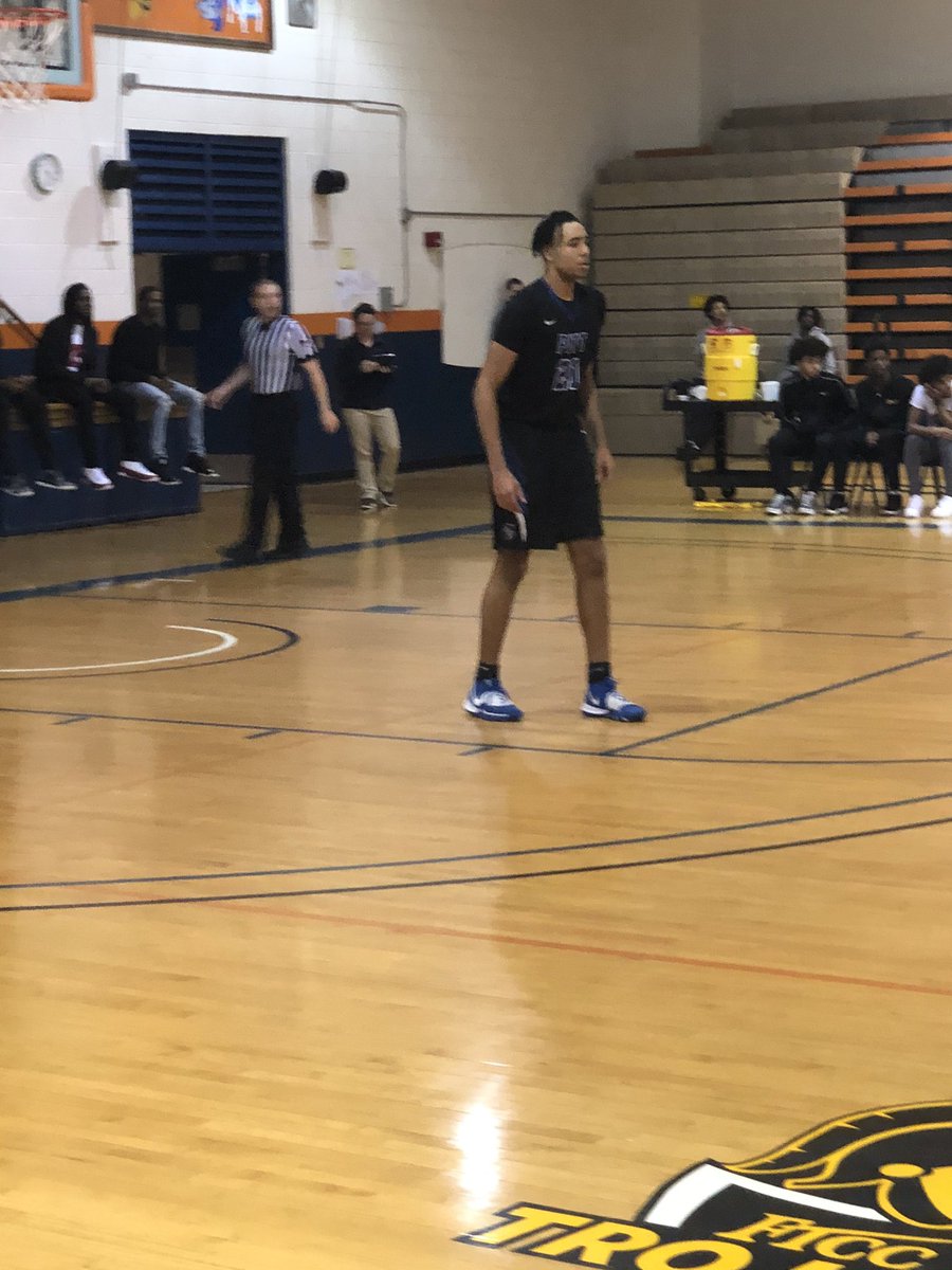 WestoverBBall's tweet photo. When we say Family we mean it! Came to @ftccathletics to watch our guy @063kenny & his @PCCBasketball team! Played well and his team got the W. His high school head coach and HS teammates showed up too! @WestoverHS #WESTSIDE #WolverinesInCollege #Program https://t.co/Pui1gYJ8zK