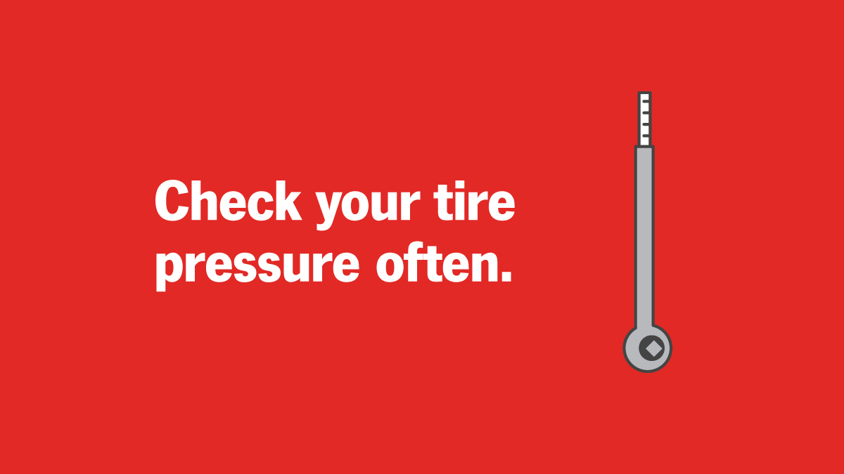Be Ready Tip: Tire pressure drops when the weather gets colder, so check it regularly. Get more tire safety tips at st8.fm/wintertires.