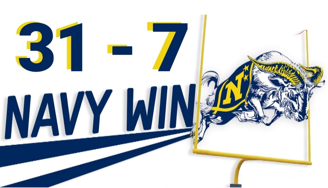 USNavy's tweet photo. Great game! #GONAVY! https://t.co/aptZQrleaT