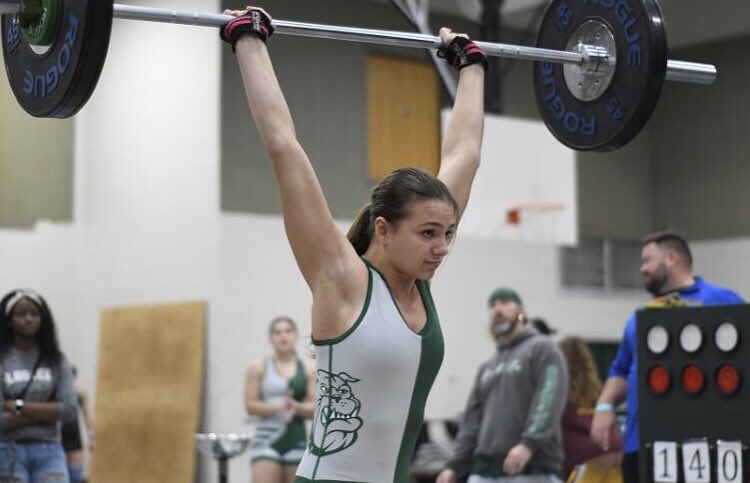 FPCWeightlifti1's tweet photo. Congrats to Sophomore Kelsey Gocking for breaking the school C&J record with a 145 lb lift. #wewillnotbeoutworked #fpcweightlifting #cleanandjerk #weightlifting #iam #TrustTheProcess https://t.co/pomuGMr8On