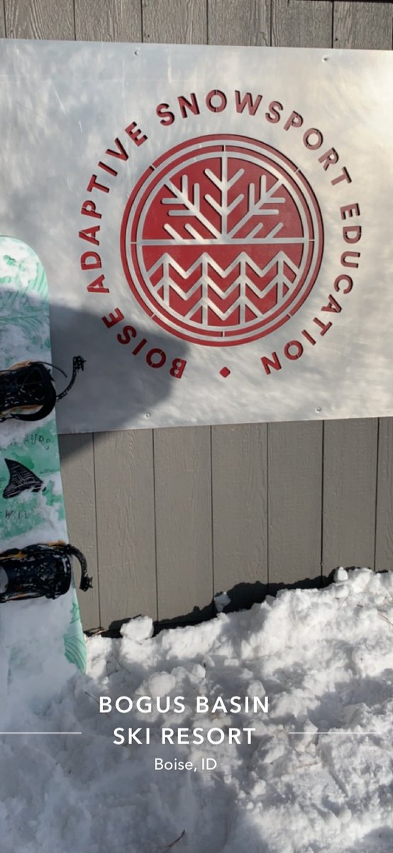 Learned so much during my first day of training with Boise Adaptive Snowsport Education! Can’t wait to start teaching adaptive lessons and continue growing in my teaching and communication skills while giving back to the community 🏂