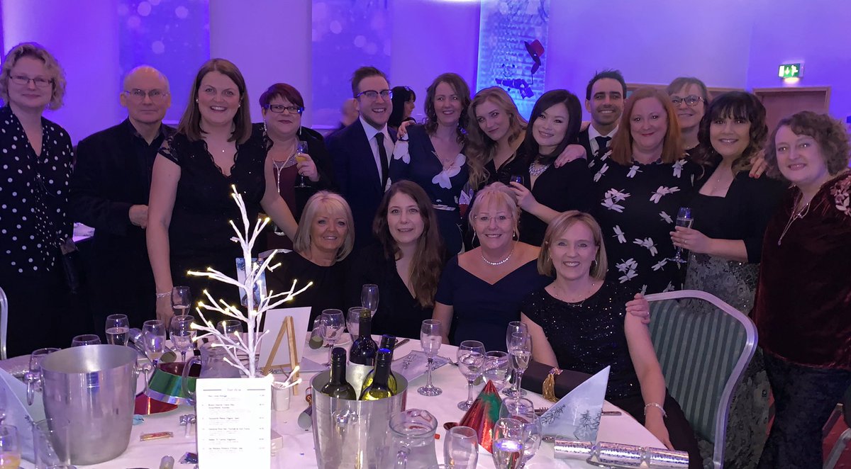 ElcombeSuzanne's tweet photo. Amazing clinical immunology Christmas night out! I really do work in the best team @NewcastleHosps  
#oneteamonedream #immunologyrocks https://t.co/KzD2My8dNi