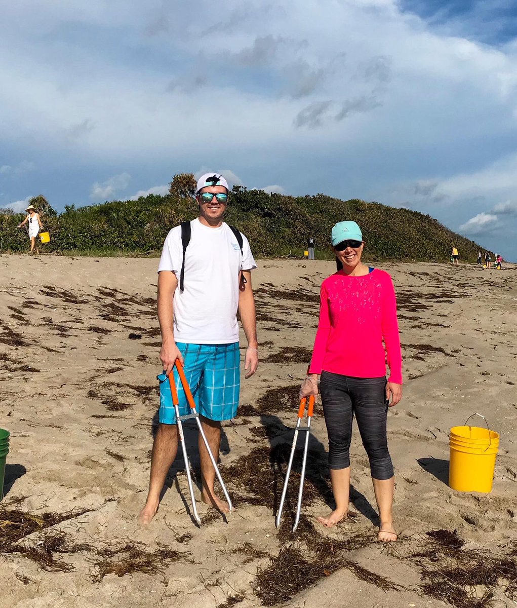 Volunteers of The Palm Beaches (@volunteersofpbc) on Twitter photo ☀️ It was a beautiful morning for a beach cleanup at @macarthurbeach! Volunteers removed 300+ pounds of debris from the beach. 🚮 Thank you to everyone who came out! A special thanks to the team at the <a href="/pbconventionctr/">Palm Beach County Convention Center</a> for joining us. Together we made a difference! 🐠🦀 ☀️ It was a beautiful morning for a beach cleanup at @macarthurbeach! Volunteers removed 300+ pounds of debris from the beach. 🚮 Thank you to everyone who came out! A special thanks to the team at the <a href="/pbconventionctr/">Palm Beach County Convention Center</a> for joining us. Together we made a difference! 🐠🦀