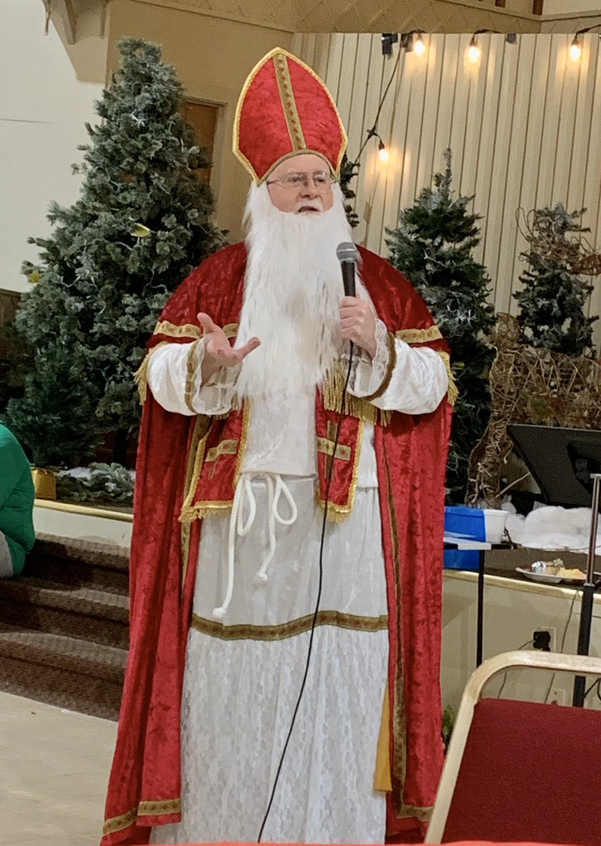 rhyneputman's tweet image. Thanks to @NOBTS faculty member Dr. Rex Butler, who is teaching the kids at our church about St. Nicholas the confessor and heretic-smasher. 

“Ho, Ho, Homoousios!”