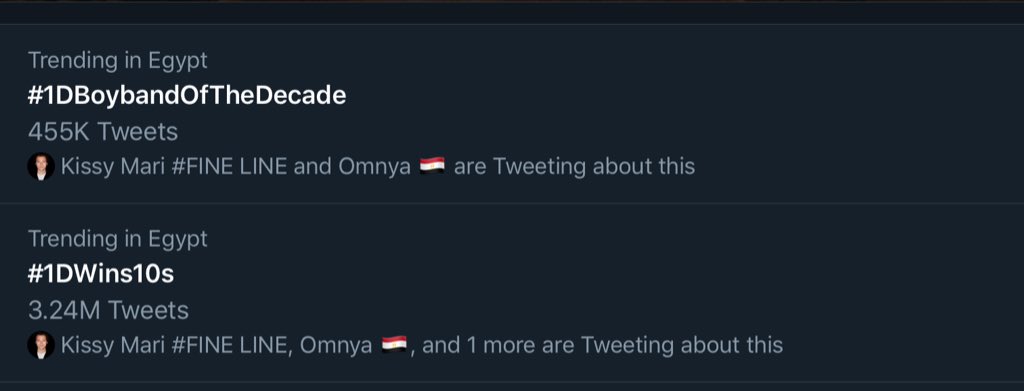 nwfel_'s tweet image. We r trending in Egypt  #1DWins10s #1DBoybandOfTheDecade