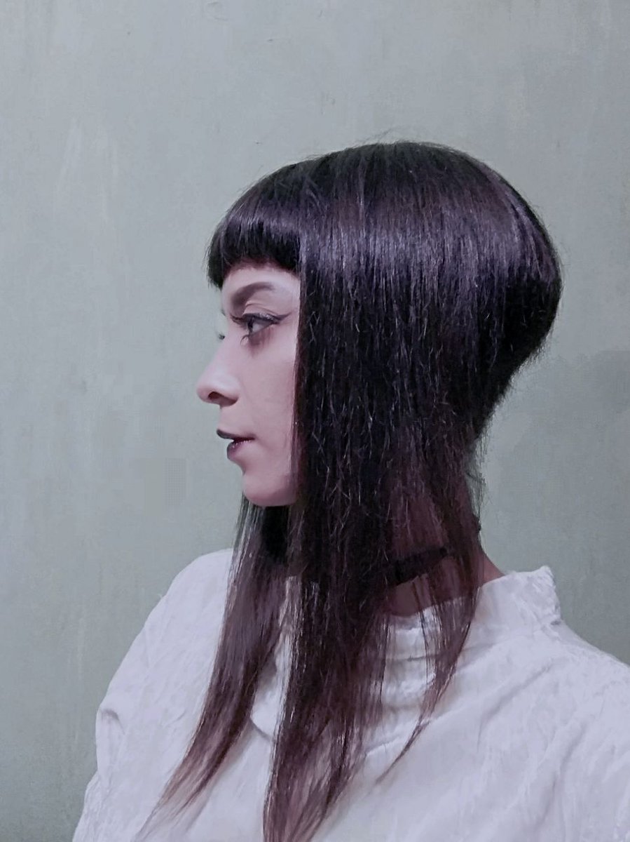 Obscuraste's tweet photo. 🖤✨

#haircut #hairbob #alternativegirl #darkness #dark #obscure #me #photo https://t.co/yFOw9Nt6RX