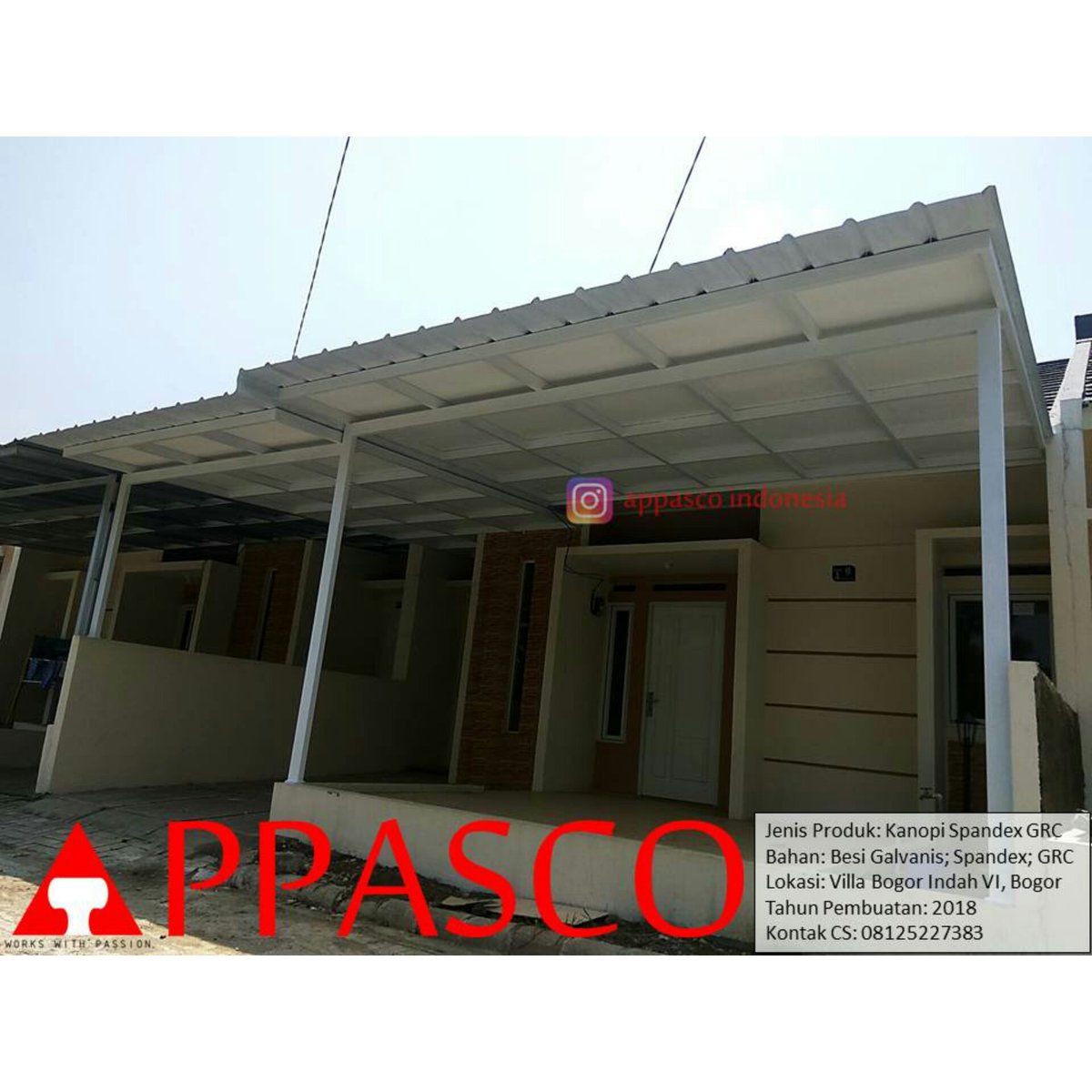kedaibesi's tweet photo. Kanopi Tiang Gawang

Punya rumah dengan lebar yg ga biasa? Atau pengen carport kamu bisa nampung 2 mobil tapi takut kanopinya melendut karena terlalu lebar? Nah,Appasco punya solusinya ni, aitu Kanopi Tiang Gawang. Tiang gawang biasa digunakan untuk kanopi dengan lebar diatas 3m. https://t.co/GmWuiNTVyN