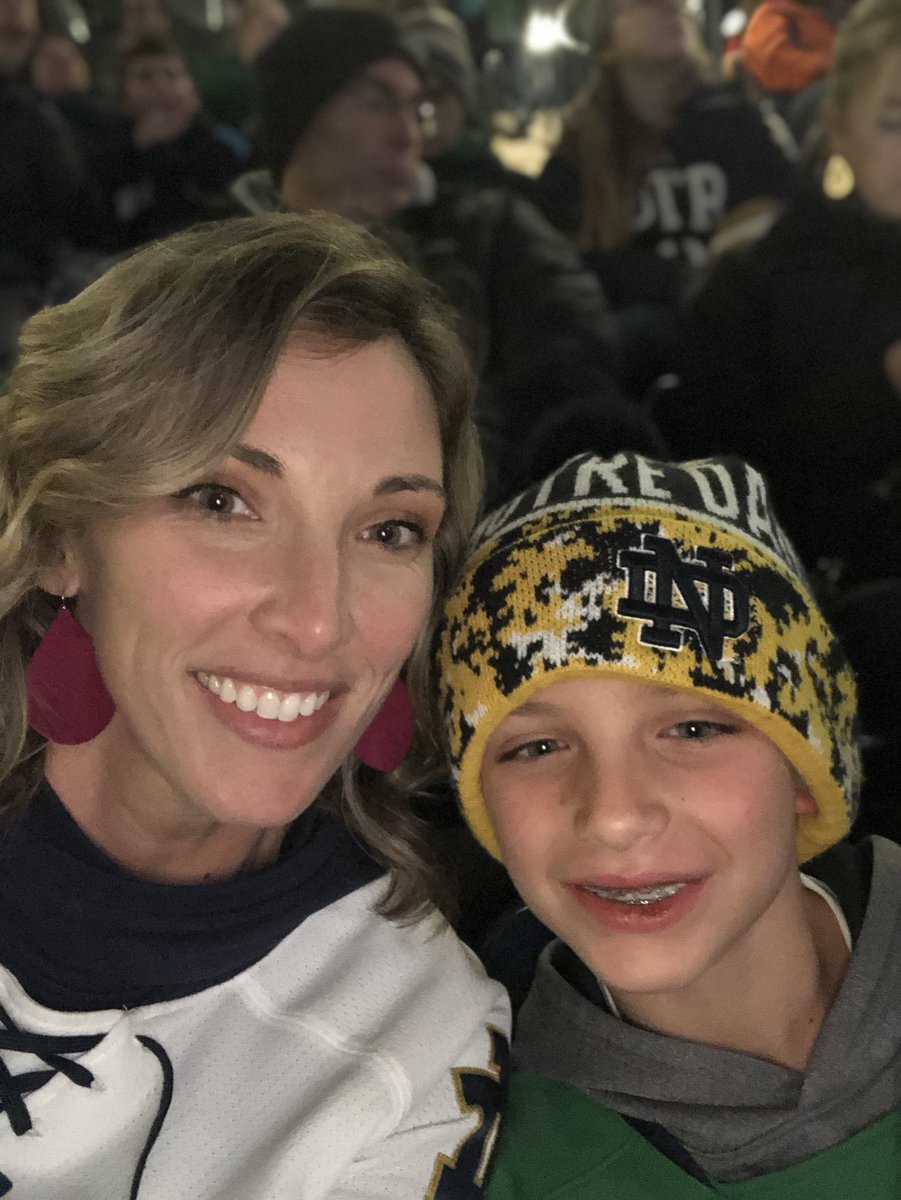 andreakrupa's tweet photo. #GoIrish. And Happy Birthday AJ!! https://t.co/tk2X71ZWAI