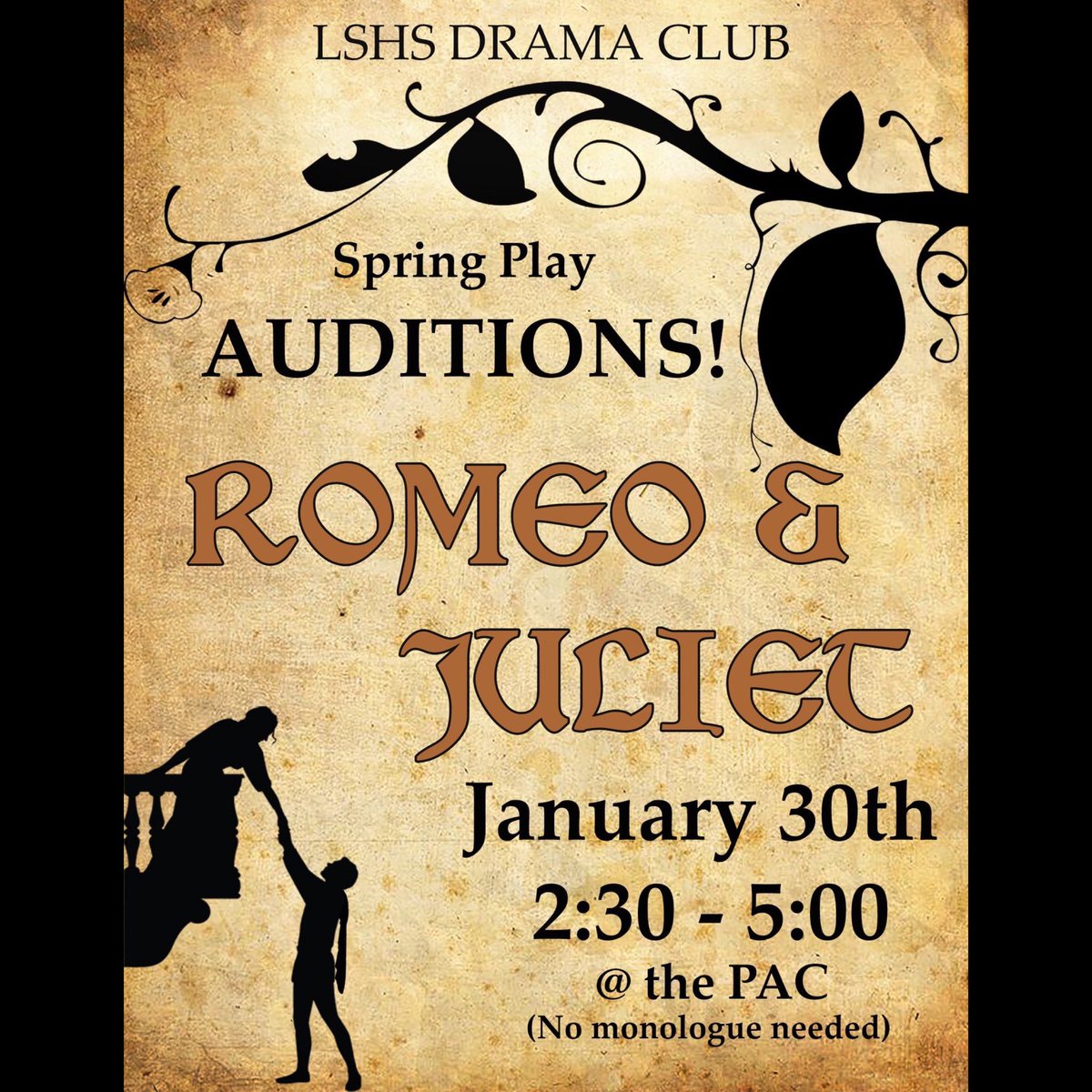 Get ready for the spring auditions!!!
