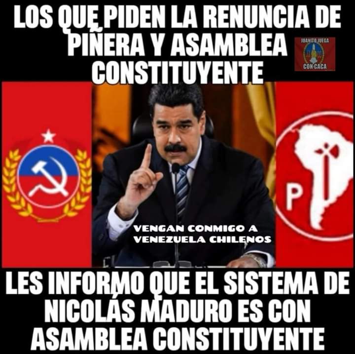 SigisfredoCasa1's tweet photo. Solo basta ver quienes impulsan la asamblea constituyente y la nueva constitución para rechazarla de forma tajante. Comunistas, anarquístas y la izquierda nacional y internacional, buscan cambiar la constitución para implementar el nefasto comúnismo. 

#NoNuevaConstitucion https://t.co/JPnzY1cyRI