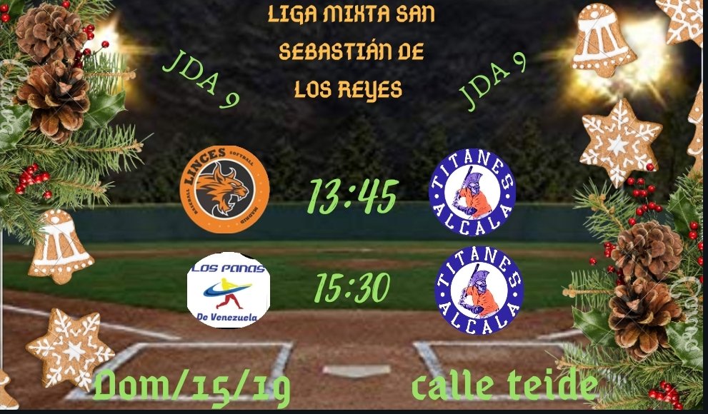 AlcalaTitanes's tweet photo. Os esperamos en un domingo navideño de nuestro deporte con dos partidazos https://t.co/UH64GZae1J