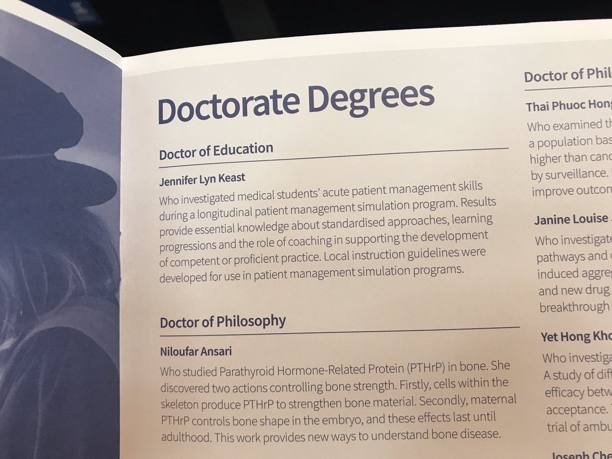 drckarcher's tweet photo. Presenting DOCTOR Jennifer Keast! Congratulations Jen! 😘 #simulation @UniMelbMDHS https://t.co/HZ4hhLaosI