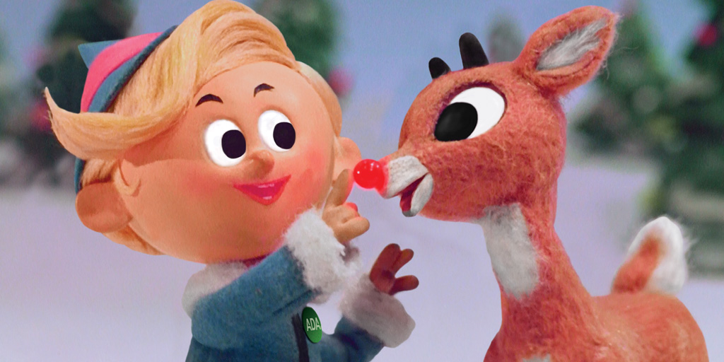 AmerDentalAssn's tweet photo. Hermey’s our favorite. Visit our holiday workshop for more from the ADA and Hermey. https://t.co/W5o3OWQ3Iu #Rudolph https://t.co/DiLkiC2mje