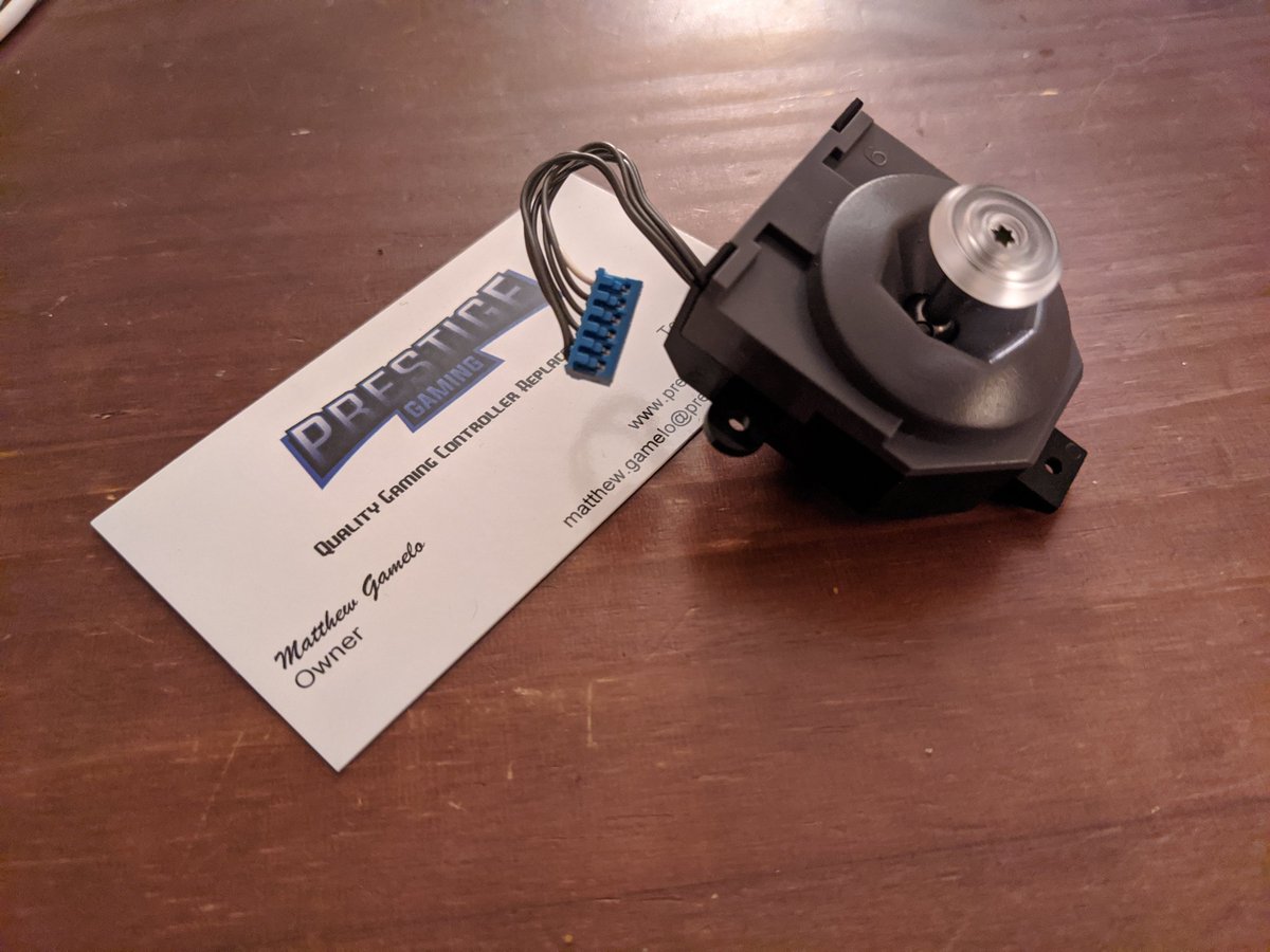 Got my <a href="/prestige_64/">Prestige64</a> stick today. Feels great out of the box, can't wait to get it in a controller!