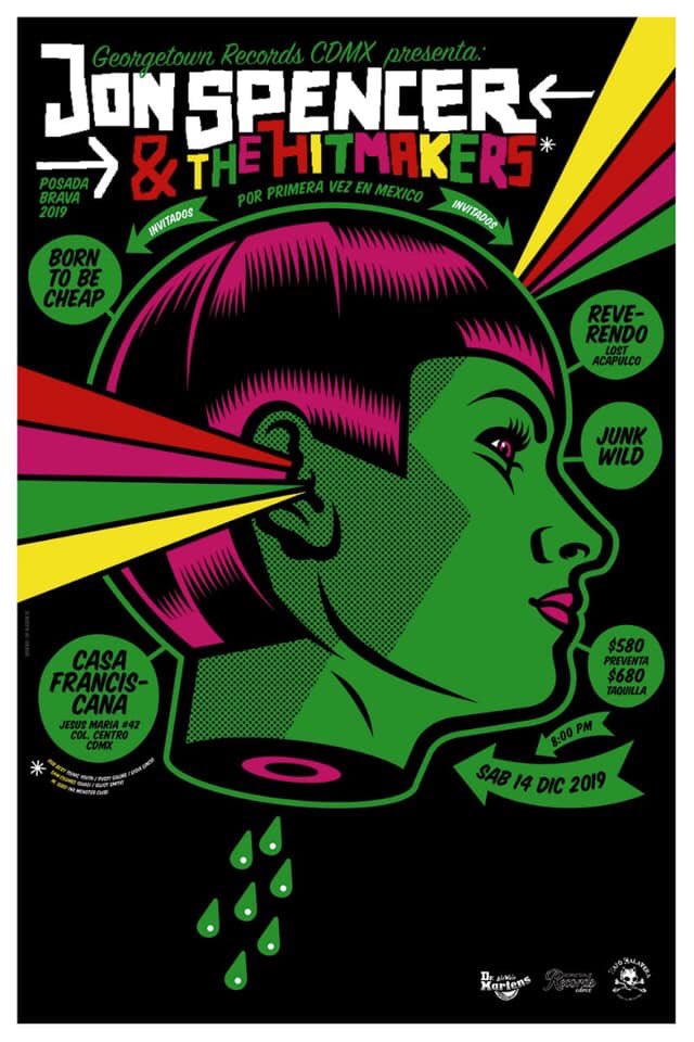 ¡No se pierdan de la primera presentación de <a href="/JonSpencerHITs/">Jon Spencer HITmaker</a> en México! bit.ly/2RS8wnj 🔥