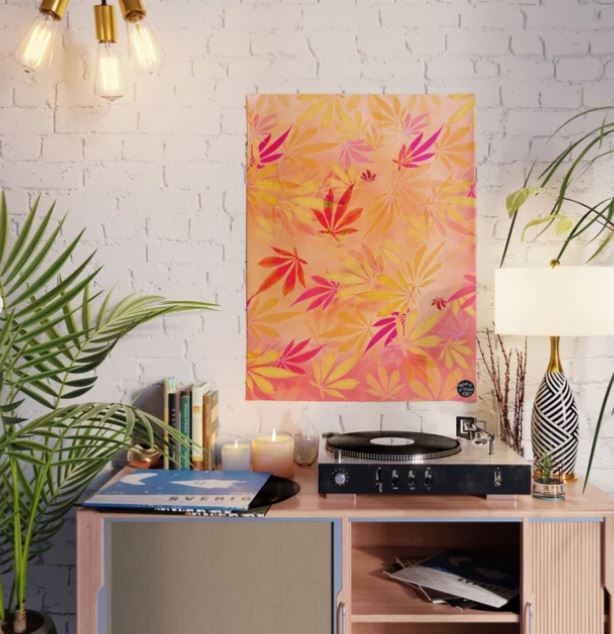 #SOLD! BIG THANKS to the BUYER! 😄 TODAY! Get 30% off our 'Citrus Cannabis Swirl' #Poster by WetPaint420 society6.com/product/citrus… #Cannabis #CannabisGiftGuide  #Hemp #Shatterday #Saturday #Sale #CannabisArtist #WallArt #Marijuana #CannabisIsBeautiful