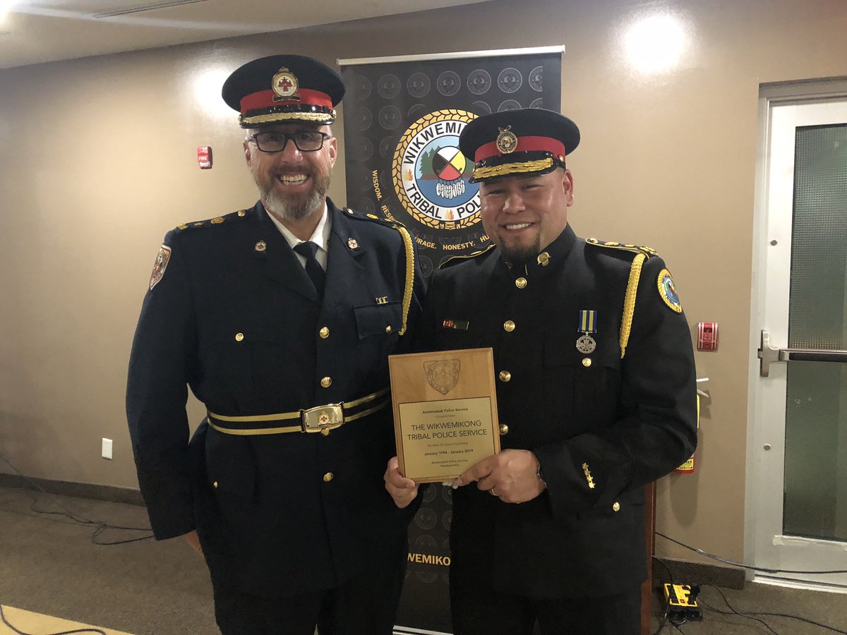 APScops's tweet photo. Congratulations Chief Terry McCaffrey @WikiPolice your women and men allow community members to sleep well at night #safety #firstnationpolicing #communitypolicing https://t.co/6k97S1mynN