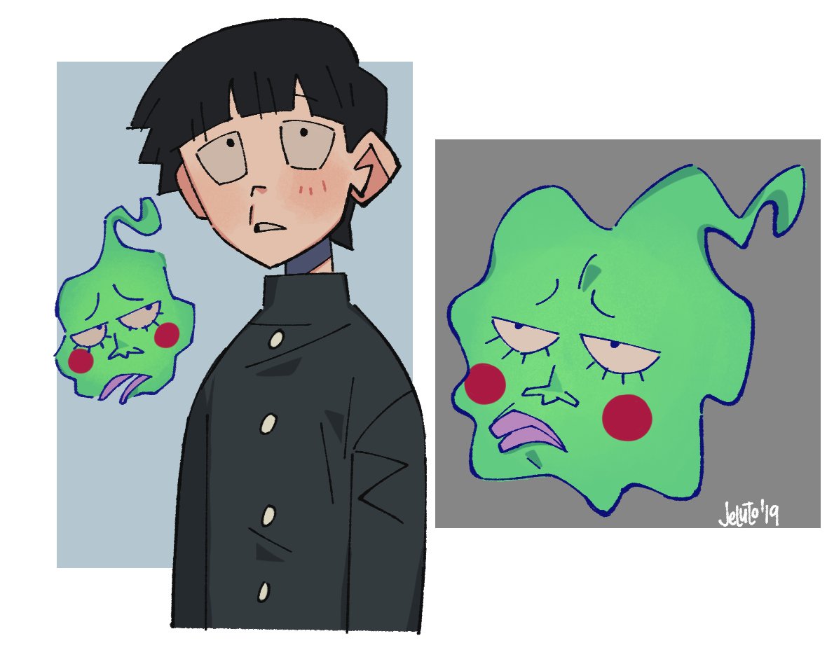 [ #mobpsycho100 ] drawings while i wait for my ipad 2 charge 