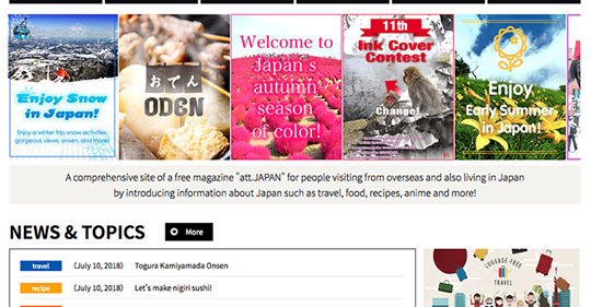 #株式会社ファイネックス様 から発行している【att.JAPAN】に掲載しました

att.JAPAN
att-japan.net

日本・アジアの主要の空港にて無料配布の【FREE Magazin】です。

体験した動画も掲載してくれました

IG：instagram.com/att.japan/?hl=…
weibo:  m.weibo.cn/detail/4448399…