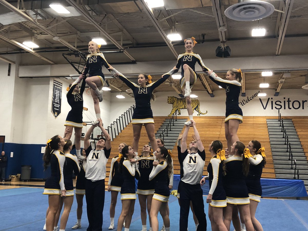 Northport Varsity Competition Team places 1st in the Coed Division. Way to go Tigers!