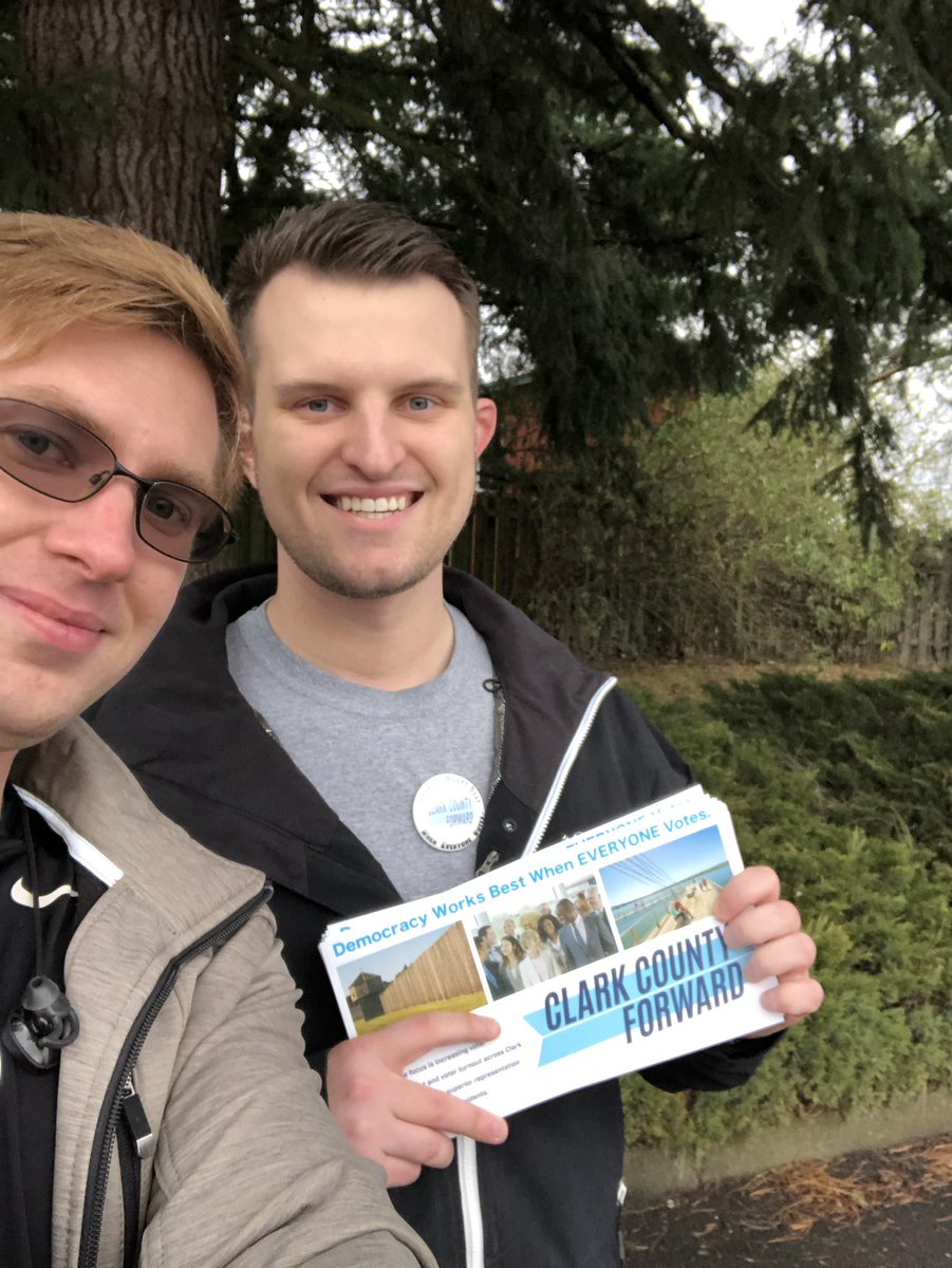 ClarkCo_Forward's tweet image. Had a great time time canvassing with Rob today! We love laying the groundwork for 2020 now.