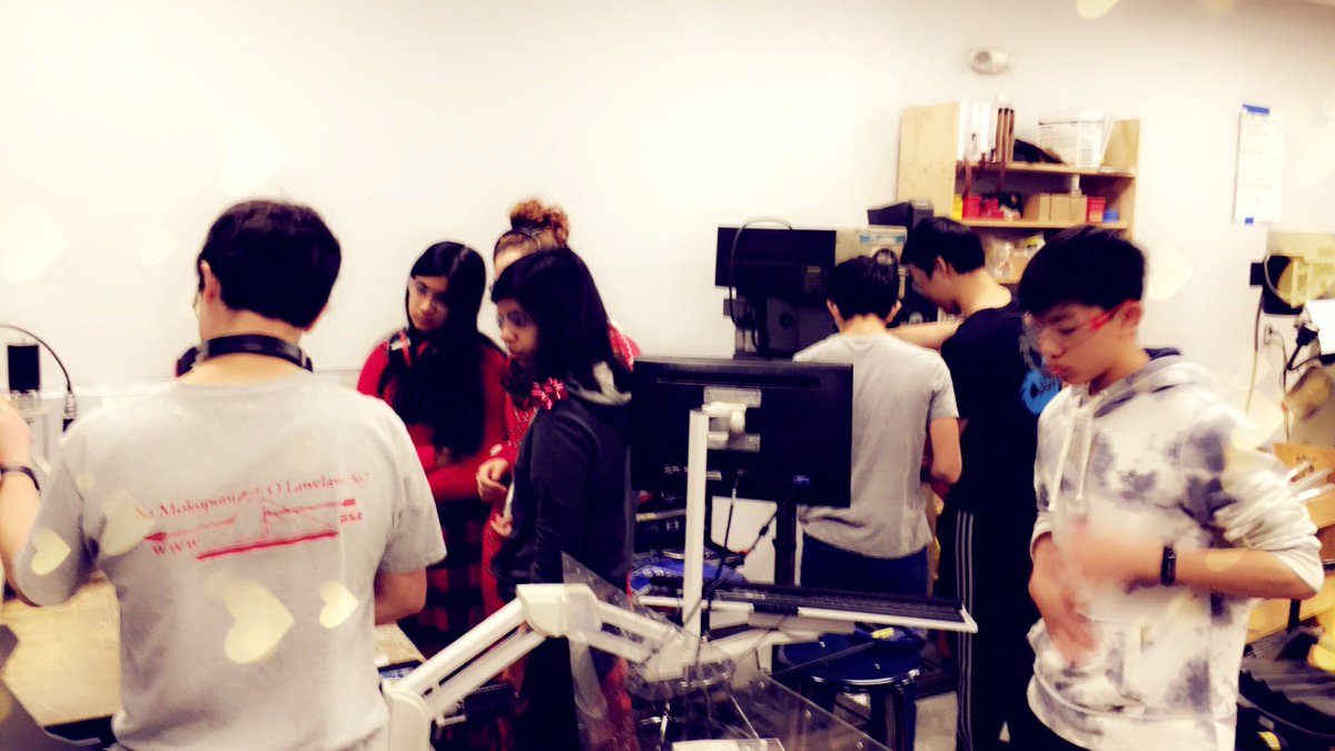 6710Ftc's tweet photo. Thank you Atticus and @FRC2468 for our CNC lesson today, you all are always so willing to help and we appreciate you! Hope you enjoyed some holiday candy today! @FIRSTinTexas @FTCTeams @FIRSTweets #holidayseason https://t.co/PAUDGsZSvO