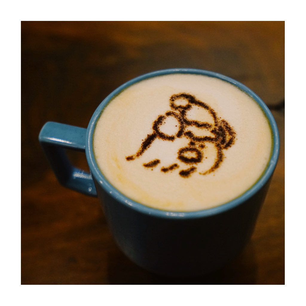 今日から25日まで、fabcafe tokyoでオリジナルラテが注文できます!
コースターは別売り400円です? 